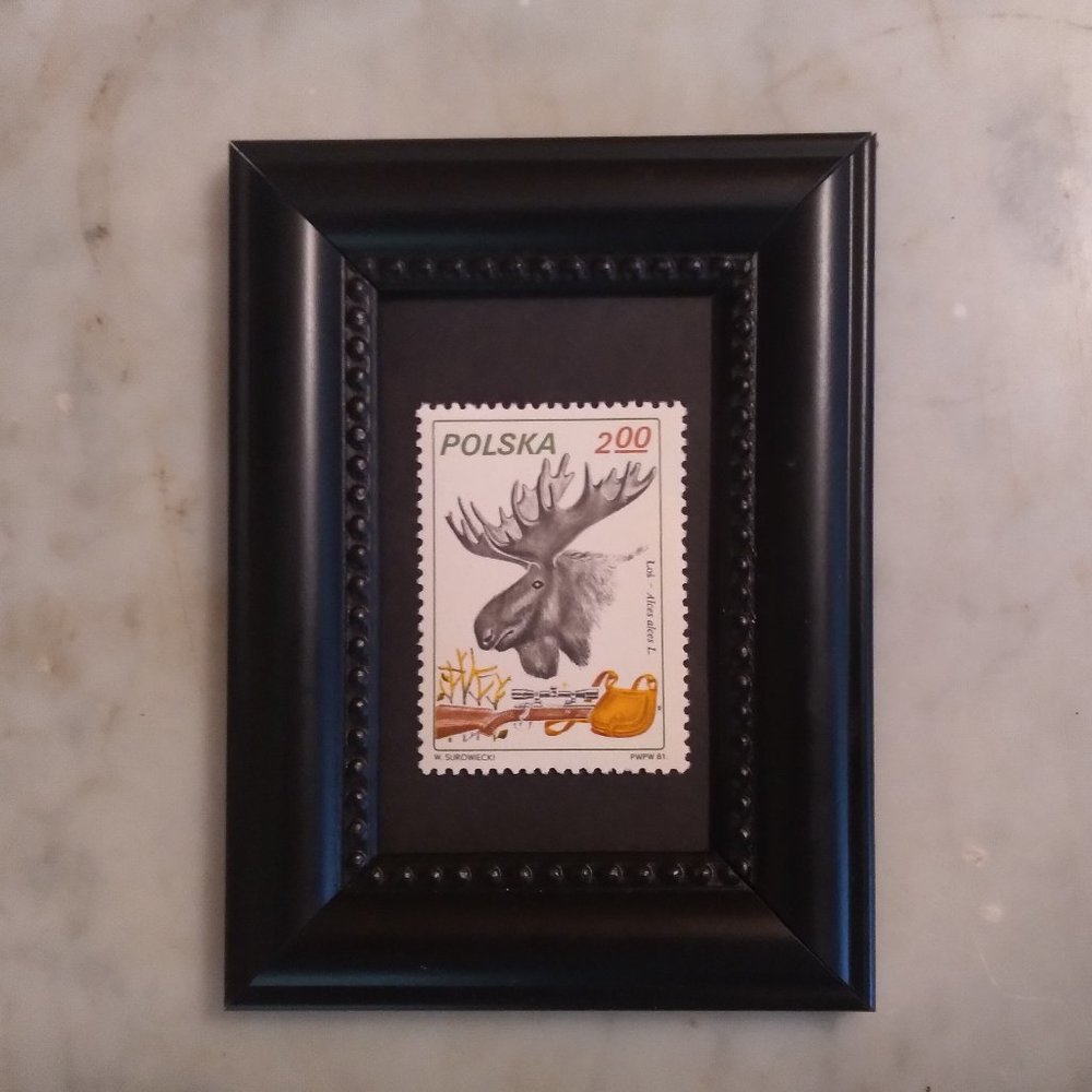 Tchotchke Stamp Art -  Majestic Moose